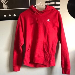 red champion hoodie ❤️